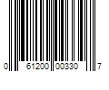 Barcode Image for UPC code 061200003307