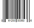 Barcode Image for UPC code 061200003536