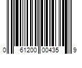 Barcode Image for UPC code 061200004359