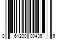 Barcode Image for UPC code 061200004366