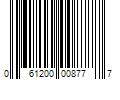 Barcode Image for UPC code 061200008777