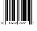 Barcode Image for UPC code 061220000041