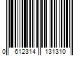 Barcode Image for UPC code 0612314131310