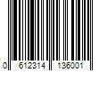 Barcode Image for UPC code 0612314136001