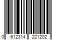 Barcode Image for UPC code 0612314221202