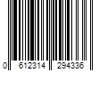 Barcode Image for UPC code 0612314294336