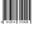 Barcode Image for UPC code 0612314310425