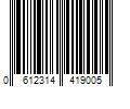 Barcode Image for UPC code 0612314419005