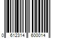 Barcode Image for UPC code 0612314600014