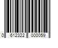 Barcode Image for UPC code 0612322000059