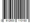 Barcode Image for UPC code 0612600110180