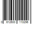 Barcode Image for UPC code 0612600110296