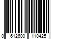 Barcode Image for UPC code 0612600110425