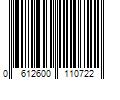 Barcode Image for UPC code 0612600110722