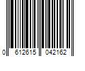 Barcode Image for UPC code 0612615042162