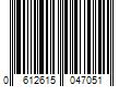 Barcode Image for UPC code 0612615047051