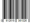 Barcode Image for UPC code 0612615061026