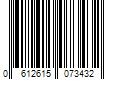 Barcode Image for UPC code 0612615073432