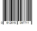 Barcode Image for UPC code 0612615097711