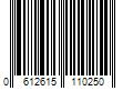 Barcode Image for UPC code 0612615110250