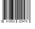 Barcode Image for UPC code 0612632229478