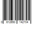 Barcode Image for UPC code 0612650142704