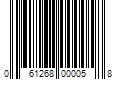 Barcode Image for UPC code 061268000058