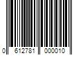 Barcode Image for UPC code 0612781000010