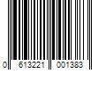 Barcode Image for UPC code 0613221001383