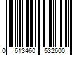 Barcode Image for UPC code 0613460532600