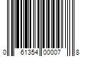 Barcode Image for UPC code 061354000078