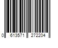 Barcode Image for UPC code 0613571272204