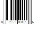 Barcode Image for UPC code 061370000076