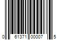 Barcode Image for UPC code 061371000075