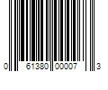 Barcode Image for UPC code 061380000073