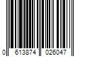 Barcode Image for UPC code 0613874026047