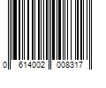 Barcode Image for UPC code 0614002008317