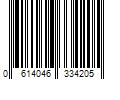 Barcode Image for UPC code 0614046334205