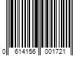 Barcode Image for UPC code 0614156001721