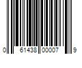 Barcode Image for UPC code 061438000079