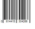 Barcode Image for UPC code 0614415304266