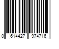 Barcode Image for UPC code 0614427974716