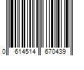 Barcode Image for UPC code 0614514670439. Product Name: 