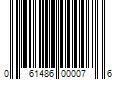 Barcode Image for UPC code 061486000076