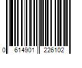 Barcode Image for UPC code 0614901226102