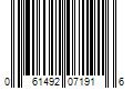 Barcode Image for UPC code 061492071916