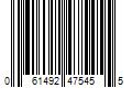 Barcode Image for UPC code 061492475455