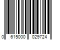 Barcode Image for UPC code 0615000029724