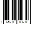 Barcode Image for UPC code 0615033006303