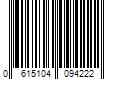 Barcode Image for UPC code 0615104094222